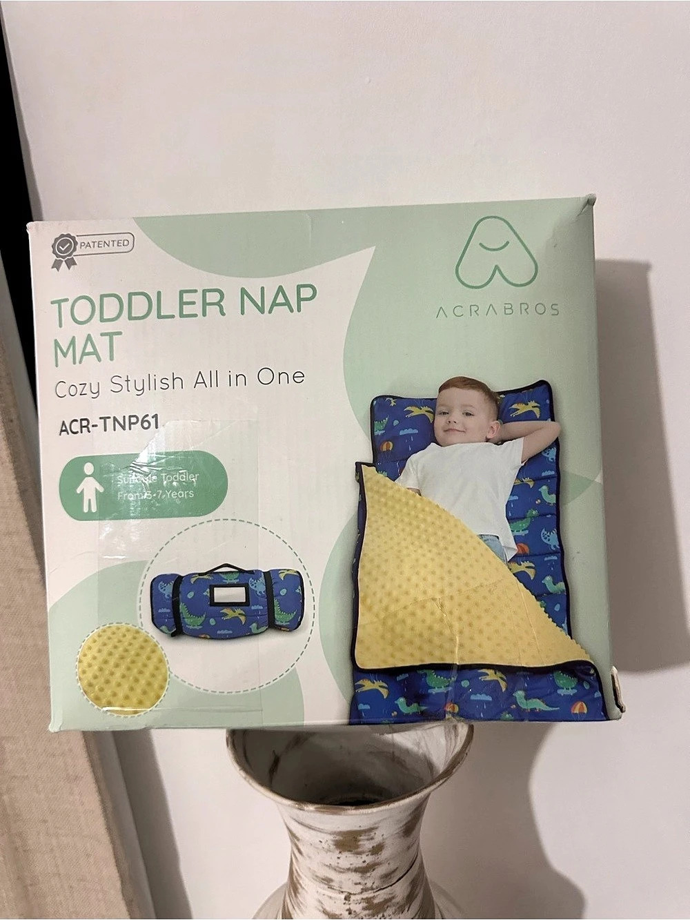 Acra Bros Toddler Nap Mat Nap Mat Blue & Yellow Like New